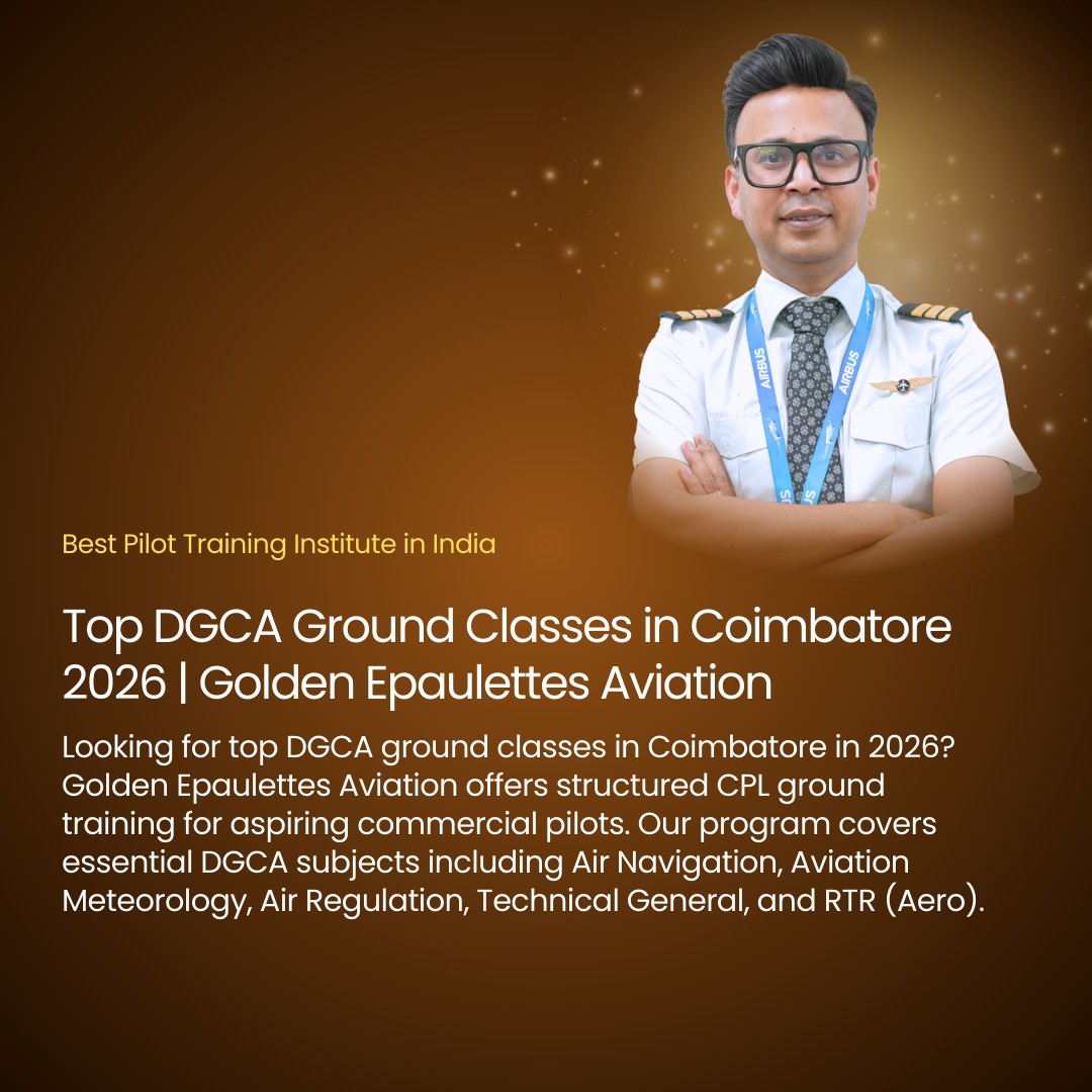 Top DGCA Ground Classes in Coimbatore 2026 | Golden Epaulettes Aviation